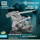 Spalah 02753 1/350 Set Of Scale Model Anti-aircraft Armament 3/7 Cm Sk C/30 Guns For Biscmarck 11 Pcs