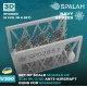 Spalah 02853 1/350 Set Of Scale Models Anti-aircraft Armanent 2 Cm C/30 Guns For Bismarck 9 Pcs