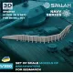 Spalah 03153 1/350 Set Of Scale Models Bismarck Breakwaters For Revell Kit 3 Pcs