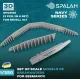 Spalah 03153 1/350 Set Of Scale Models Bismarck Breakwaters For Revell Kit 3 Pcs