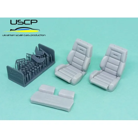 Uscp 24a122 1/24 Recaro C77/C81 Seats Resin Model