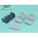 Uscp 24a122 1/24 Recaro C77/C81 Seats Resin Model