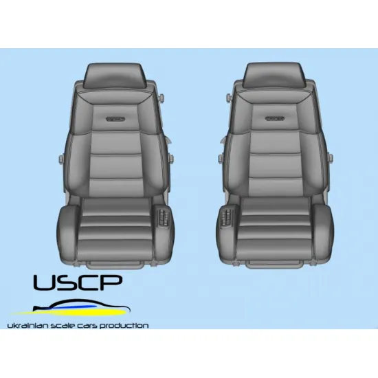 Uscp 24a122 1/24 Recaro C77/C81 Seats Resin Model