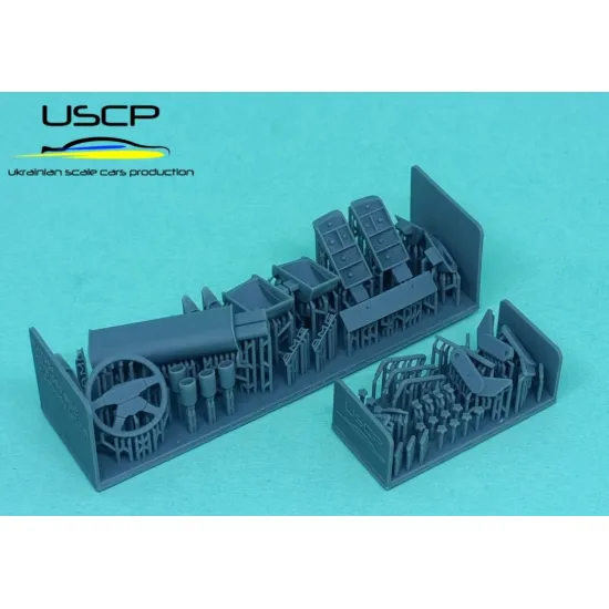 Uscp 24t084 1/24 Amg 560 Sec Widebody C126 Transkit Resin Model