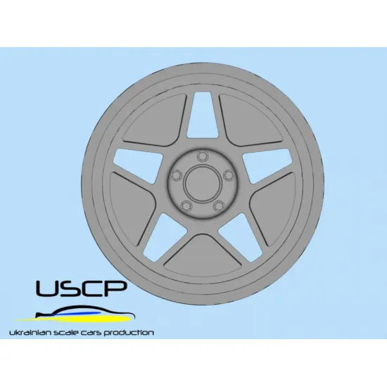 Uscp 24p024 1/24 Fifteen52 R43 19inch Resin Model