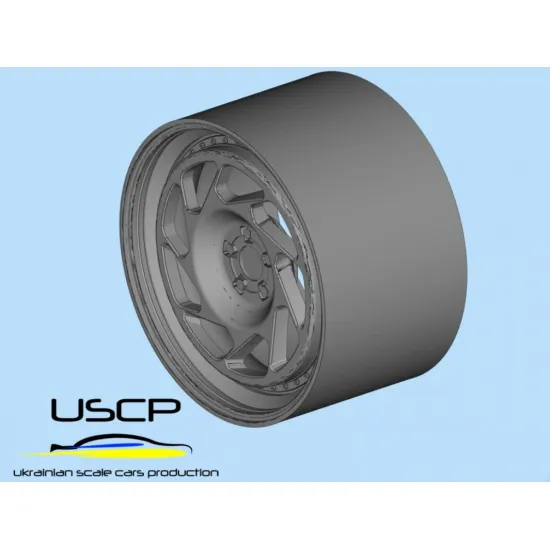 Uscp 24p161 1/24 Messer Me04-3 19inch 3d Accessories