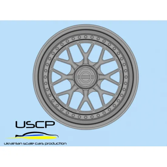 Uscp 24p099 1/24 Messer Me15-3 19inch 3d Accessories