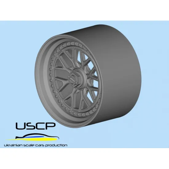 Uscp 24p099 1/24 Messer Me15-3 19inch 3d Accessories