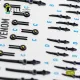 Kelik K35047 1/35 Uh-1y Venom Cargo Bay Interior 3d Decals For Trumpeter