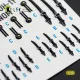 Kelik K35047 1/35 Uh-1y Venom Cargo Bay Interior 3d Decals For Trumpeter