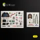 Kelik K32060 1/32 Spitfire Mk.iia - Interior 3d Decals For Revell Kit