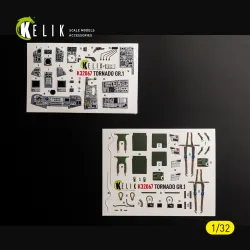 Kelik K32067 1/32 Tornado Gr.1 - Interior 3d Decals For Revell