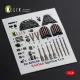 Kelik K48166 1/48 Spitfire Tr.9 - Interior 3d Decals For Airfix