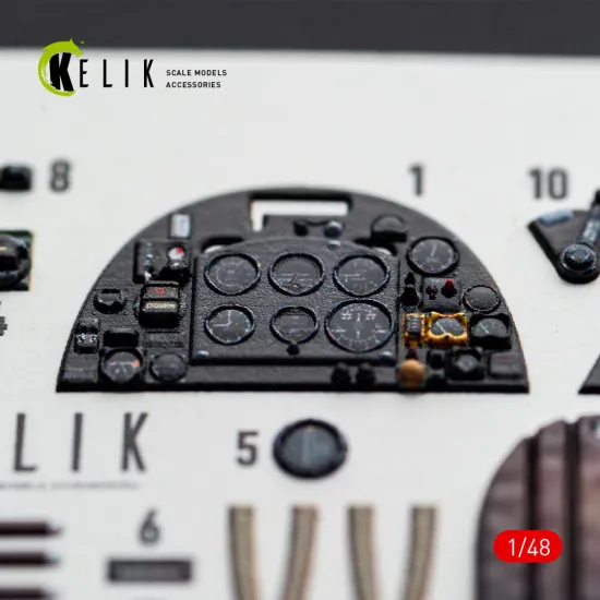 Kelik K48166 1/48 Spitfire Tr.9 - Interior 3d Decals For Airfix