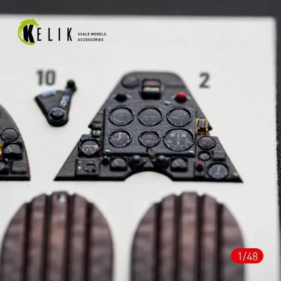 Kelik K48166 1/48 Spitfire Tr.9 - Interior 3d Decals For Airfix