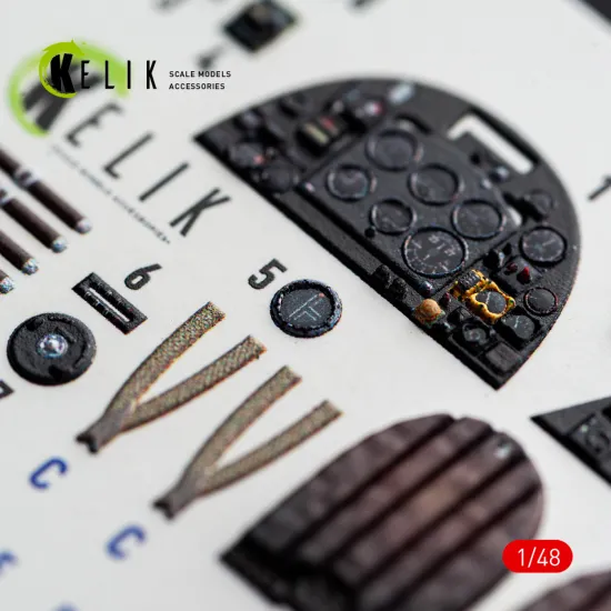Kelik K48166 1/48 Spitfire Tr.9 - Interior 3d Decals For Airfix
