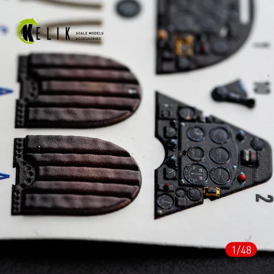 Kelik K48166 1/48 Spitfire Tr.9 - Interior 3d Decals For Airfix