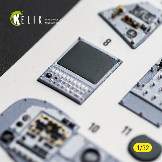 Kelik K32068 1/32 Tornado Ecr Interior 3d Decals For Revell