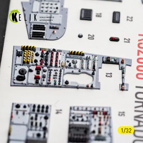 Kelik K32068 1/32 Tornado Ecr Interior 3d Decals For Revell