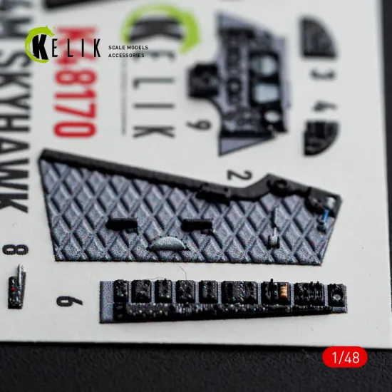 Kelik K48170 1/48 A-4m Skyhawk Interior 3d Decals For Hasegawa