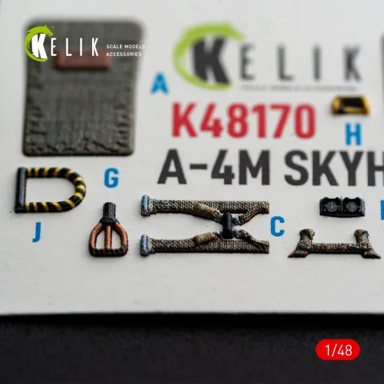 Kelik K48170 1/48 A-4m Skyhawk Interior 3d Decals For Hasegawa