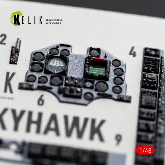 Kelik K48171 1/48 Ta-4j Skyhawk - Interior 3d Decals For Hasegawa