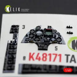Kelik K48171 1/48 Ta-4j Skyhawk - Interior 3d Decals For Hasegawa