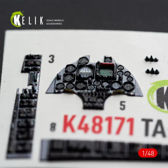 Kelik K48171 1/48 Ta-4j Skyhawk - Interior 3d Decals For Hasegawa