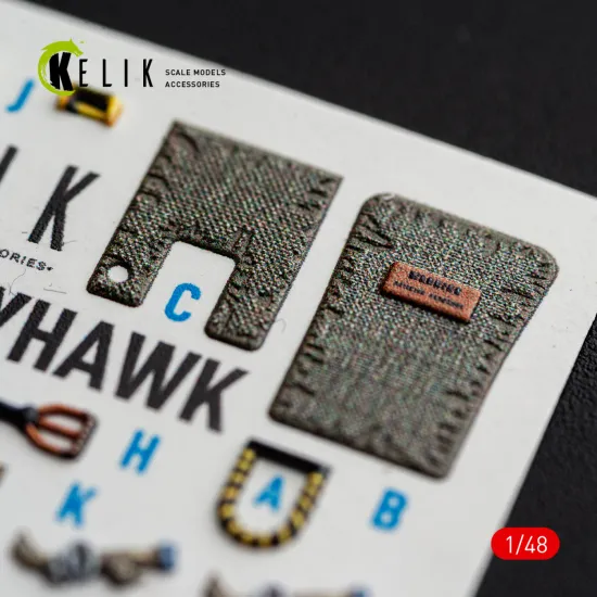 Kelik K48171 1/48 Ta-4j Skyhawk - Interior 3d Decals For Hasegawa