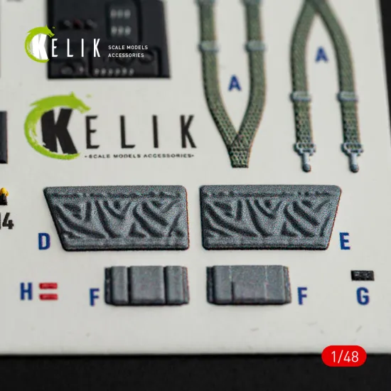 Kelik K48174 1/48 L-20a/U-6a Type 1 Interior 3d Decals For Dora Wings Kit