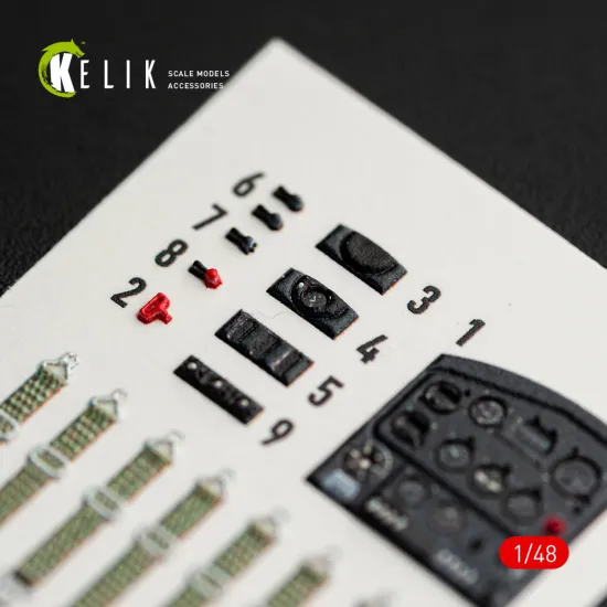 Kelik K48174 1/48 L-20a/U-6a Type 1 Interior 3d Decals For Dora Wings Kit