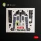Kelik K48176 1/48 F-15c Late - Interior 3d Decals For Hasegawa
