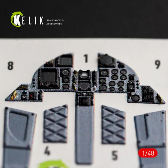 Kelik K48176 1/48 F-15c Late - Interior 3d Decals For Hasegawa