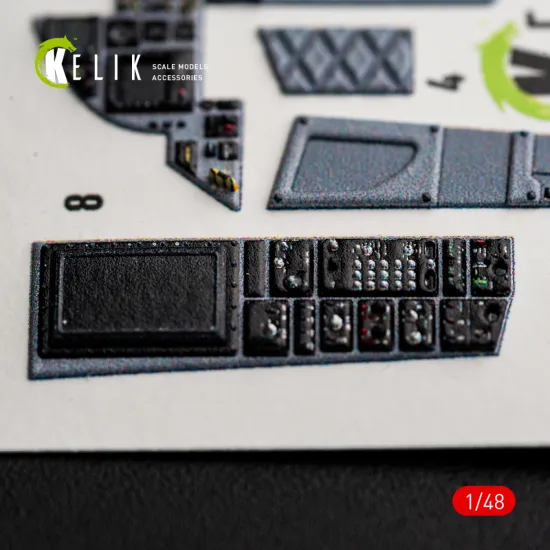 Kelik K48176 1/48 F-15c Late - Interior 3d Decals For Hasegawa