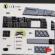 Kelik K48177 1/48 F-15c Early - Interior 3d Decals For Hasegawa