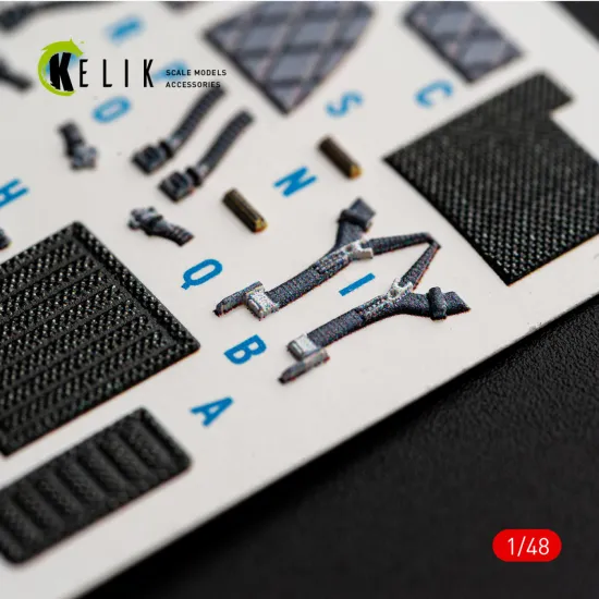 Kelik K48178 1/48 F-15e Early Interior 3d Decals For Hasegawa