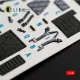 Kelik K48178 1/48 F-15e Early Interior 3d Decals For Hasegawa
