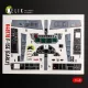 Kelik K48178 1/48 F-15e Early Interior 3d Decals For Hasegawa