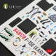 Kelik K48178 1/48 F-15e Early Interior 3d Decals For Hasegawa