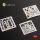 Kelik K48179 1/48 F-15a - Interior 3d Decals For Hasegawa