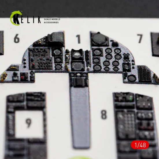 Kelik K48179 1/48 F-15a - Interior 3d Decals For Hasegawa