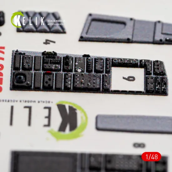 Kelik K48179 1/48 F-15a - Interior 3d Decals For Hasegawa