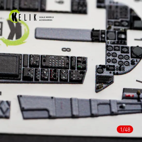 Kelik K48179 1/48 F-15a - Interior 3d Decals For Hasegawa