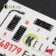 Kelik K48179 1/48 F-15a - Interior 3d Decals For Hasegawa