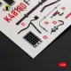 Kelik K48180 1/48 F-15j Early Interior 3d Decals For Hasegawa