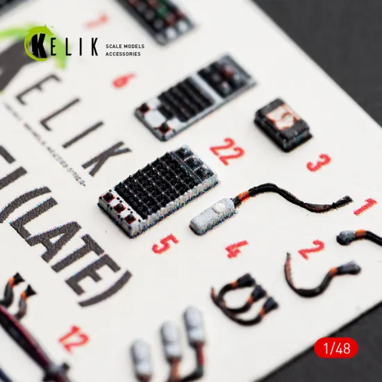 Kelik K48181 1/48 F-15j Late Interior 3d Decals For Hasegawa
