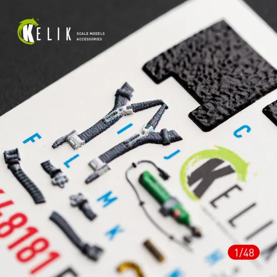 Kelik K48181 1/48 F-15j Late Interior 3d Decals For Hasegawa