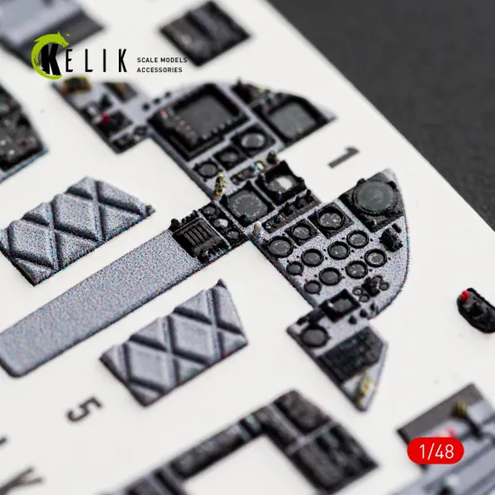 Kelik K48181 1/48 F-15j Late Interior 3d Decals For Hasegawa