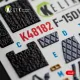 Kelik K48182 1/48 F-15dj Eagle Interior 3d Decals For Hasegawa