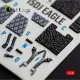 Kelik K48182 1/48 F-15dj Eagle Interior 3d Decals For Hasegawa